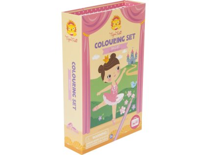 Omalovánky Tiger Tribe Colouring Set - Ballet