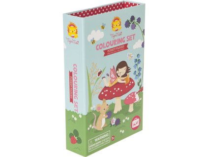 Omalovánky Tiger Tribe Colouring Set - Forest Fairies