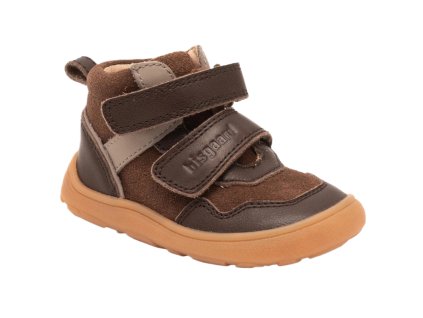 Celoroční boty Bisgaard barefoot becky - Brown