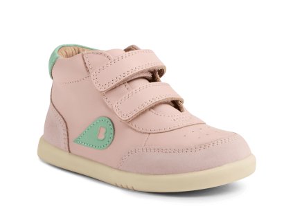 Bobux tenisky Champ High - Ballet Pink-Hemlock