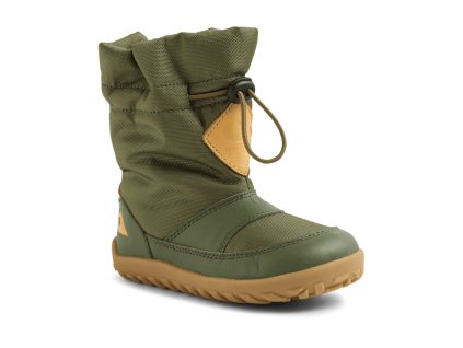 Zimní barefoot sněhule Alpha Paden - Bronze Green