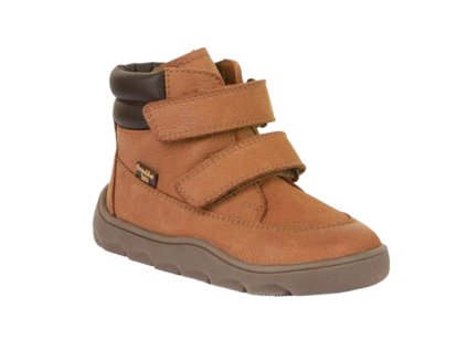 Celoroční barefoot boty Froddo Zeru Tex - Cognac