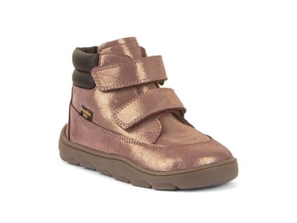 Celoroční barefoot boty Froddo Zeru Tex - Pink/Gold