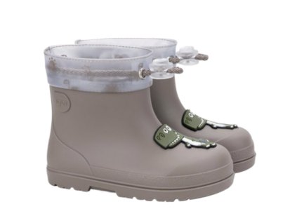 Nízké barefoot holinky Igor - Dino Taupe