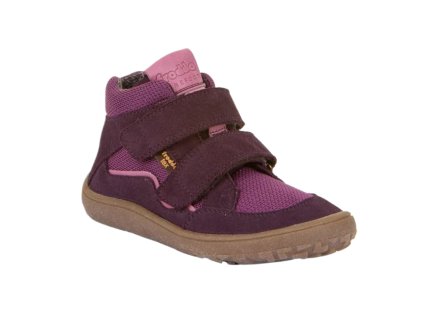 Celoroční barefoot boty Froddo Tex Autumn - Purple
