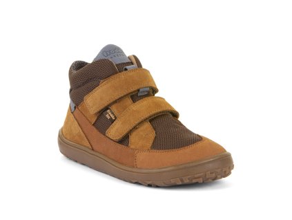 Celoroční barefoot boty Froddo UP TEX AUTUMN - Cognac