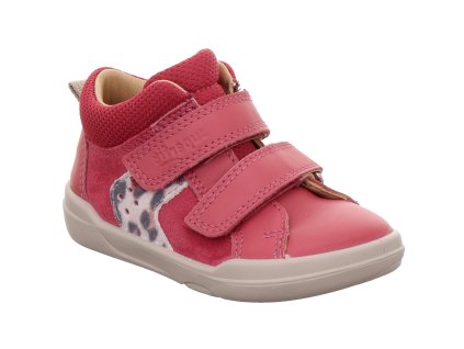 Celoroční barefoot boty Superfit - Efektleder/Rot