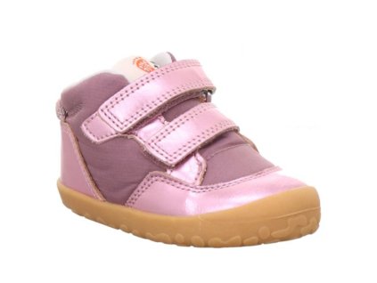Celoroční barefoot capáčky Prewalker Superfit - Lila/Rosa