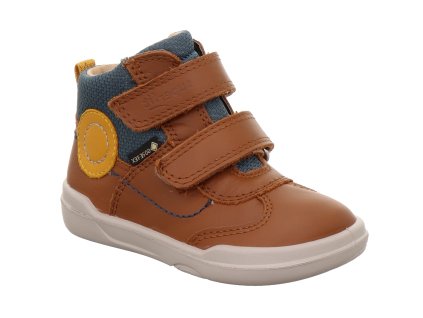 Celoroční barefoot boty Superfit s membránou - Braun/Blau