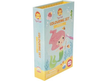 Omalovánky Tiger Tribe Colouring Set - Mermaids