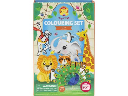 Omalovánky Tiger Tribe Colouring Set - Zoo