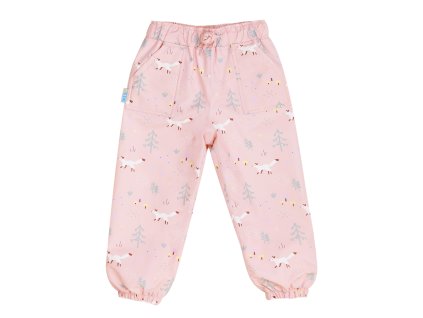 Nepromokavé zateplené kalhoty do deště a zimy - Pink Forest