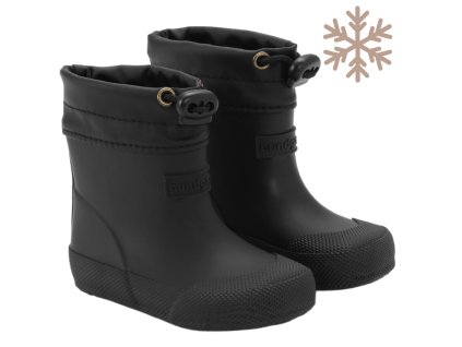 Zateplené barefoot holínky Bundgaard Malik - Black