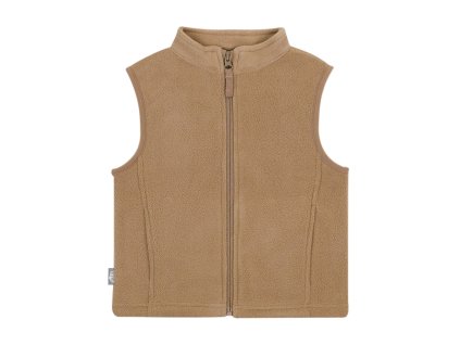 Dětská fleecová vesta - Soft Brown