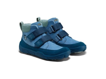 Celoroční barefoot boty s membránou Affenzahn Leather Friendy - Shark