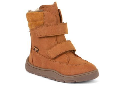 Zimní Barefoot boty Froddo Zeru tex winter - Cognac