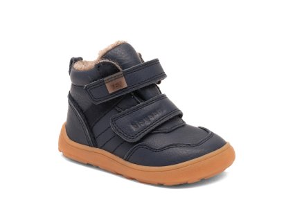 Zimní boty Bisgaard barefoot becky s membránou - Navy
