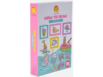Kreativní sada Tiger Tribe How to Draw - Summer Fun