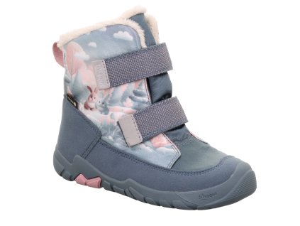 Zimní boty s membránou Superfit - Blau/Rosa