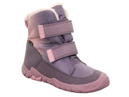 Zimní boty s membránou Superfit - Synthetik Lila/Rosa