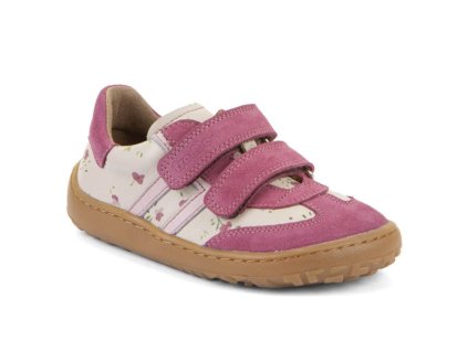 Froddo barefoot celoroční kožené nízké tenisky F-motion - Flowers