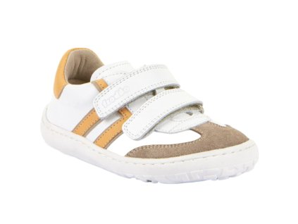 Froddo barefoot celoroční kožené nízké tenisky F-motion - White