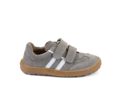 Froddo barefoot celoroční kožené nízké tenisky F-motion - Light grey