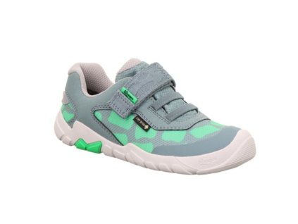 Barefoot tenisky s membránou Superfit Trace - Hellgrün/Hellgrau