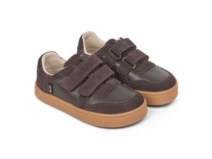 Barefoot Bungaard kožené tenisky Corey - Dark brown