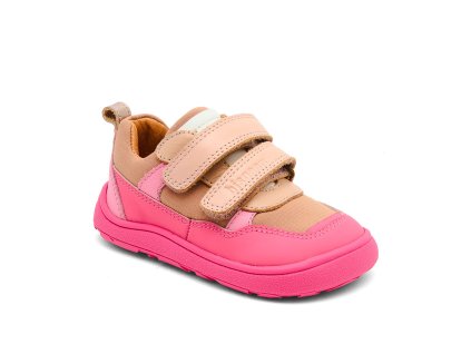 Celoroční barefoot boty Bisgaard Elroy - Pink