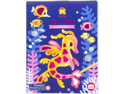 Kreativní sada Tiger Tribe Foil Art - Ocean Magic
