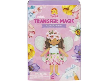 Kreativní sada Tiger Tribe Mini Transfer Magic - Flower Fairies