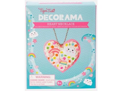 Kreativní sada Tiger Tribe Decorama - Heart Necklace
