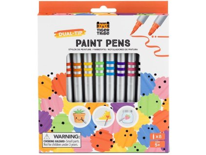 Multifunkční oboustranné fixy Tiger Tribe Dual-Tip Paint Pens