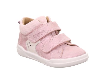 Celoroční barefoot boty Superfit s poutkem - Rosa/Lila