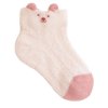 Bavlněné prodyšné ponožky - Bear Pink