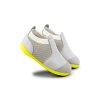 Designové barefoot boty Bobux Aktiv Knit Grey + White