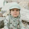 Dětská bavlněná čepička s UV ochranou - Sage Green