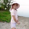 Dětský UV Top s krátkým rukávem - Soft Pink