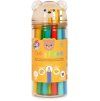 Set 24 pastelek s ořezávátkem Legami - Teddy Bear
