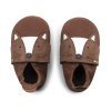 Kožené barefoot capáčky Bobux - Foxy Toffee II