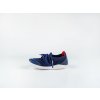 Designové barefoot boty Bobux - Play Knit Navy + Red