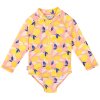 Dětské UV plavky s dlouhým rukávem - Summer Citrus