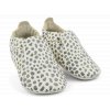 Kožené barefoot capáčky Bobux - Dalmatian Print Vanilla