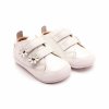 Capáčkové barefoot botičky Oldsoles - Nacardo Blanco