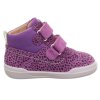 Celoroční barefoot boty Superfit s membránou - Lila/Hellgrün