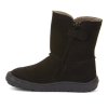 Zimní Barefoot kozačky Froddo Tex Suede - Black