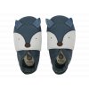 Kožené barefoot capáčky Bobux - Foxy Navy