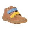 Celoroční barefoot boty Froddo First Step - Brown+