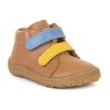 Celoroční barefoot boty Froddo First Step - Cognac/Blue